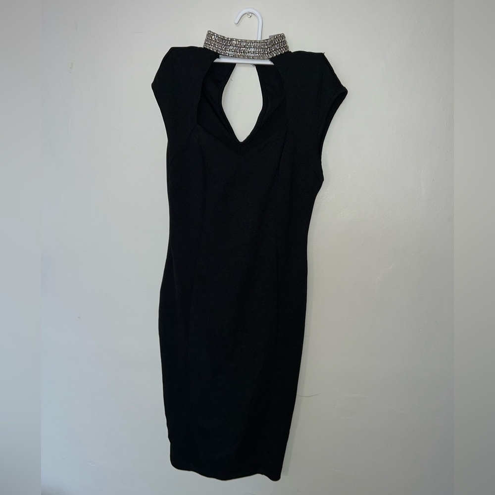 Women’s Black Bodycon Midi Dress